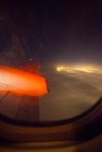 Flying into Guantanamo Bay, Cuba